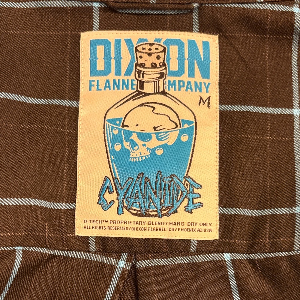 DIXXON Brown Plaid Button Down Shirt